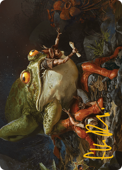 Rampant Frogantua // Rampant Frogantua (AMH3-032) - Modern Horizons 3 Art Series (Borderless) Foil-3
