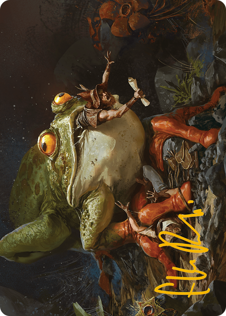Rampant Frogantua // Rampant Frogantua (AMH3-032) - Modern Horizons 3 Art Series (Borderless)-3