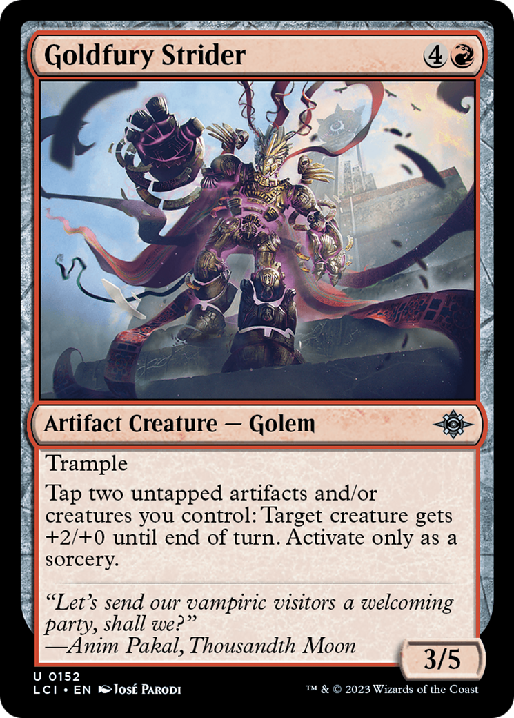 Goldfury Strider [The Lost Caverns of Ixalan]-1