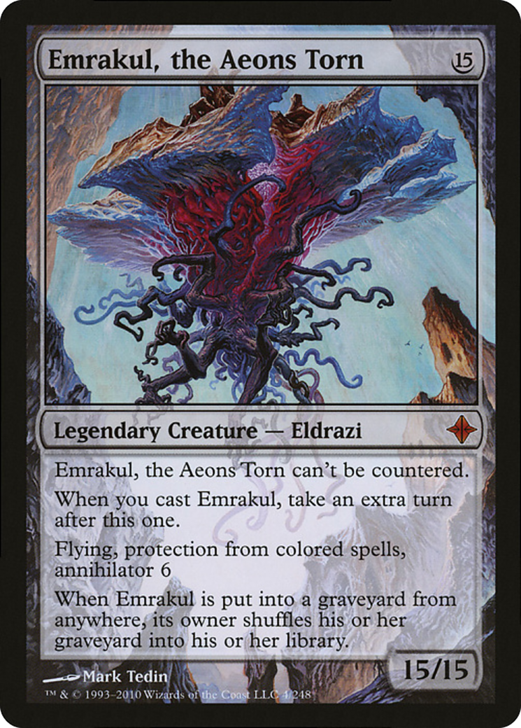 Emrakul, the Aeons Torn (P10-04★) - Magic Player Rewards 2010-1