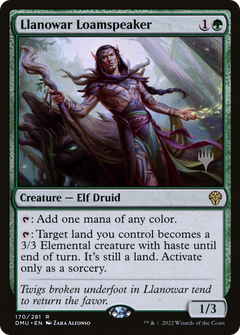 Llanowar Loamspeaker (Promo Pack) [Dominaria United Promos]-1