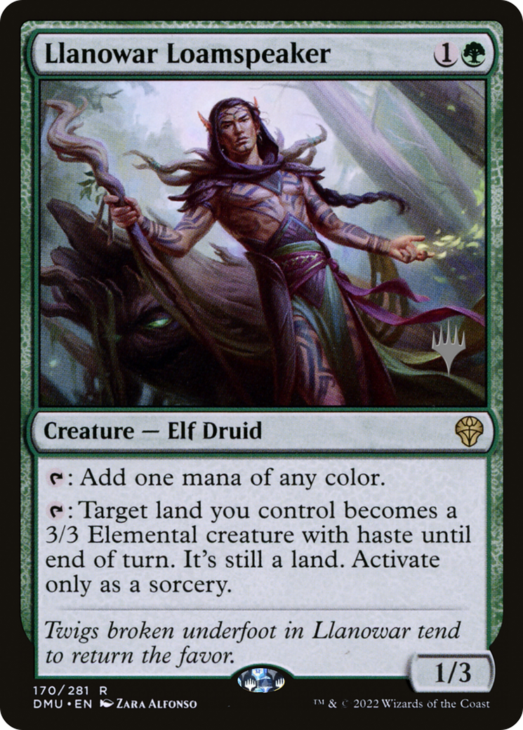 Llanowar Loamspeaker (Promo Pack) [Dominaria United Promos]-1
