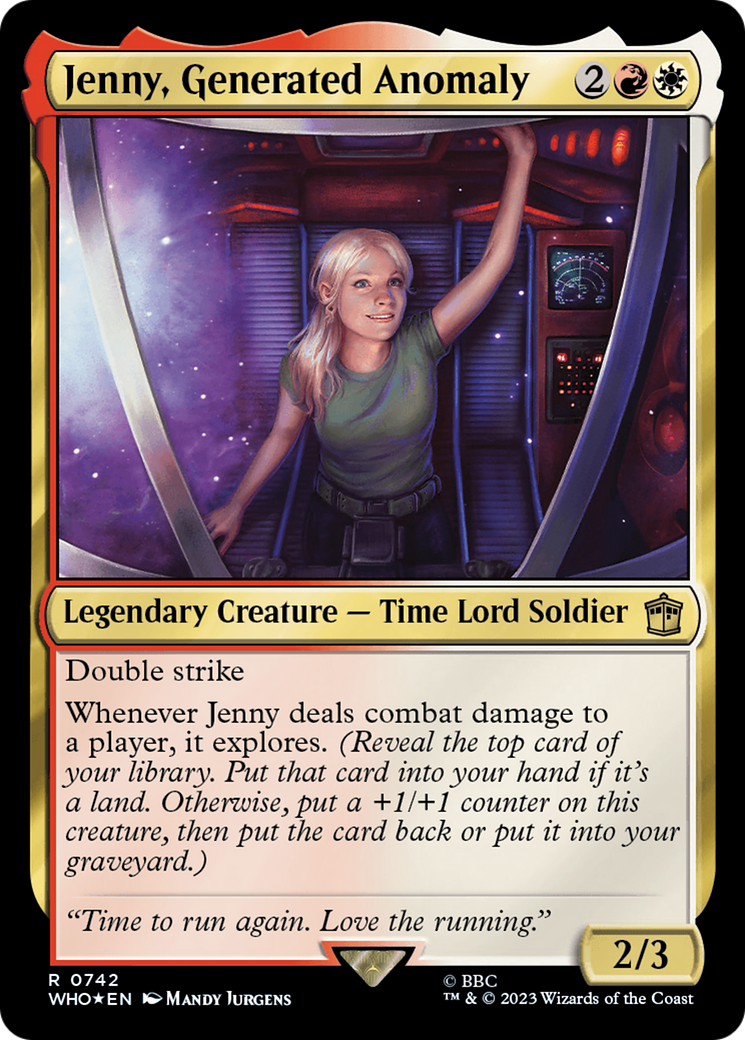 Jenny, Generated Anomaly (Surge Foil) [Doctor Who]-1