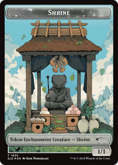 Shrine Token (Rainbow Foil) [Secret Lair: From Cute to Brute Tokens]-1