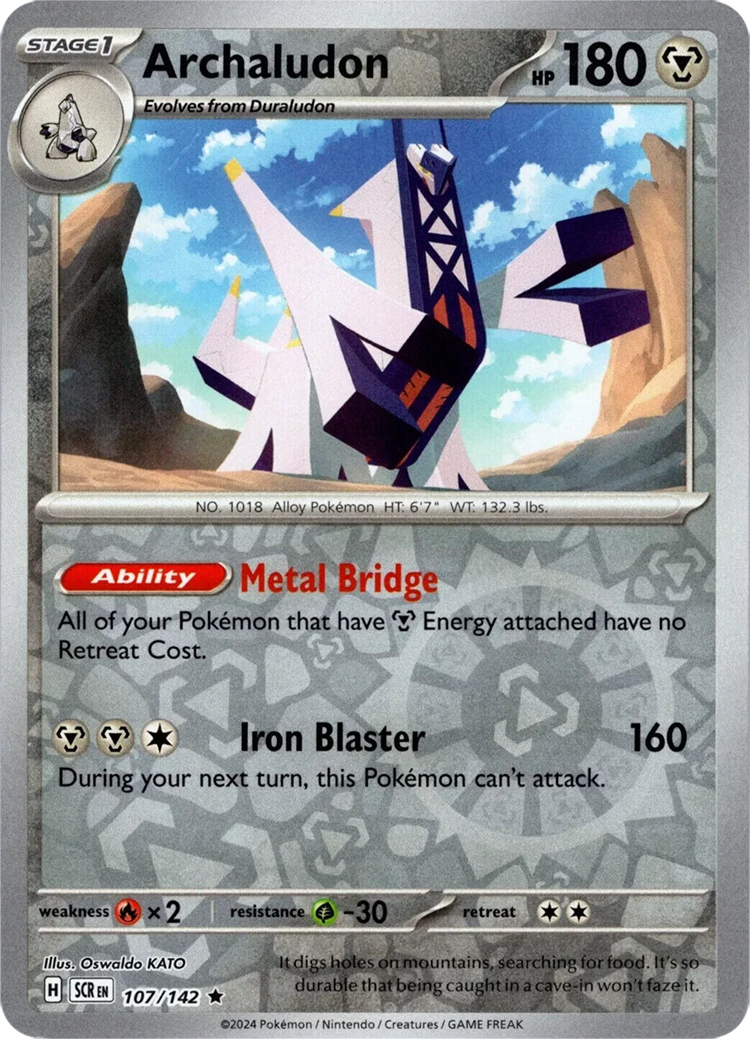 Archaludon (107/142) [Scarlet & Violet: Stellar Crown]-1