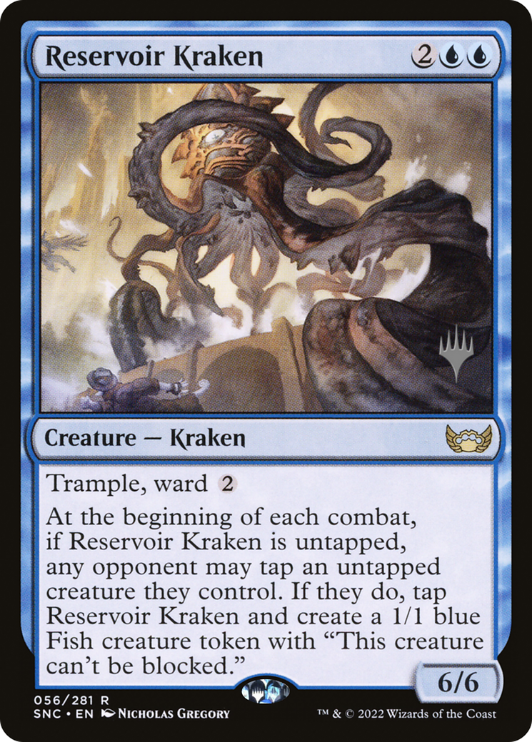 Reservoir Kraken (Promo Pack) [Streets of New Capenna Promos]-1