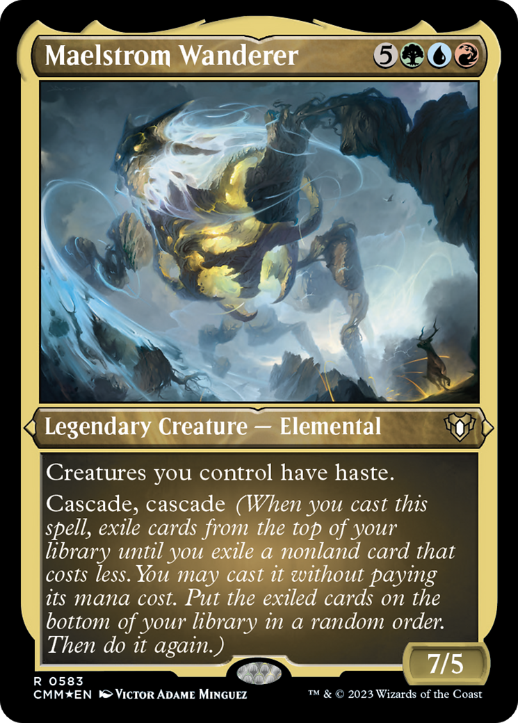 Maelstrom Wanderer (CMM-583) - Commander Masters Etched Foil-1