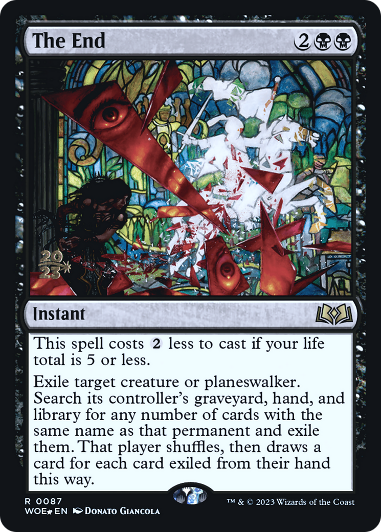 The End [Wilds of Eldraine Prerelease Promos]-1