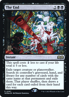 The End [Wilds of Eldraine Prerelease Promos]-1