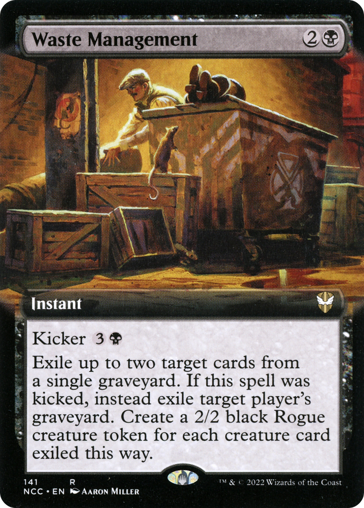Waste Management (Extended Art) (NCC-141) - New Capenna Commander: (Extended Art)-1