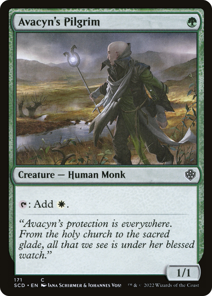 Avacyn's Pilgrim [Starter Commander Decks]-1