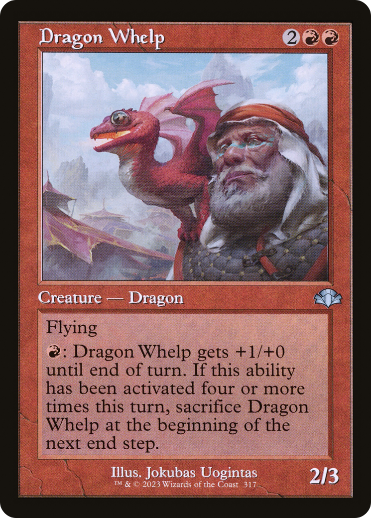 Dragon Whelp (Retro) [Dominaria Remastered]-1