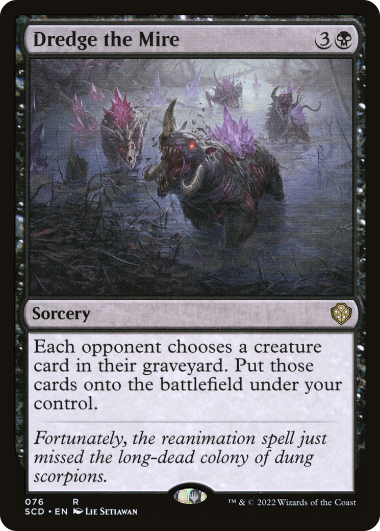 Dredge the Mire [Starter Commander Decks]-1