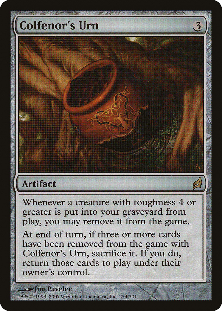 Colfenor's Urn [Lorwyn]-1