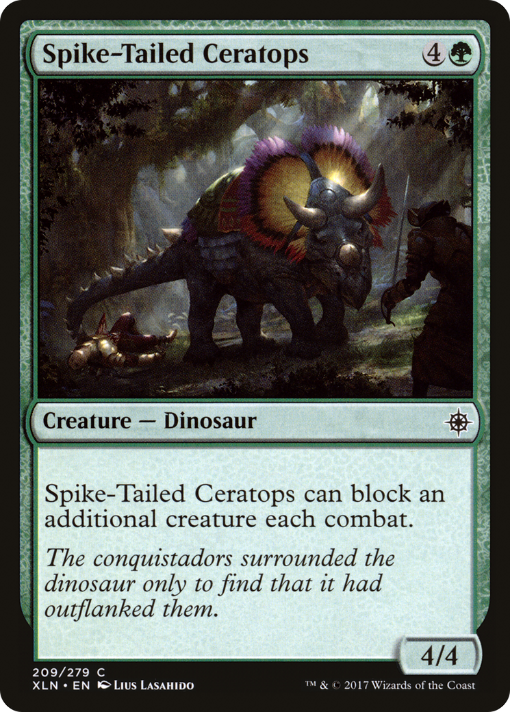 Spike-Tailed Ceratops [Ixalan]-1