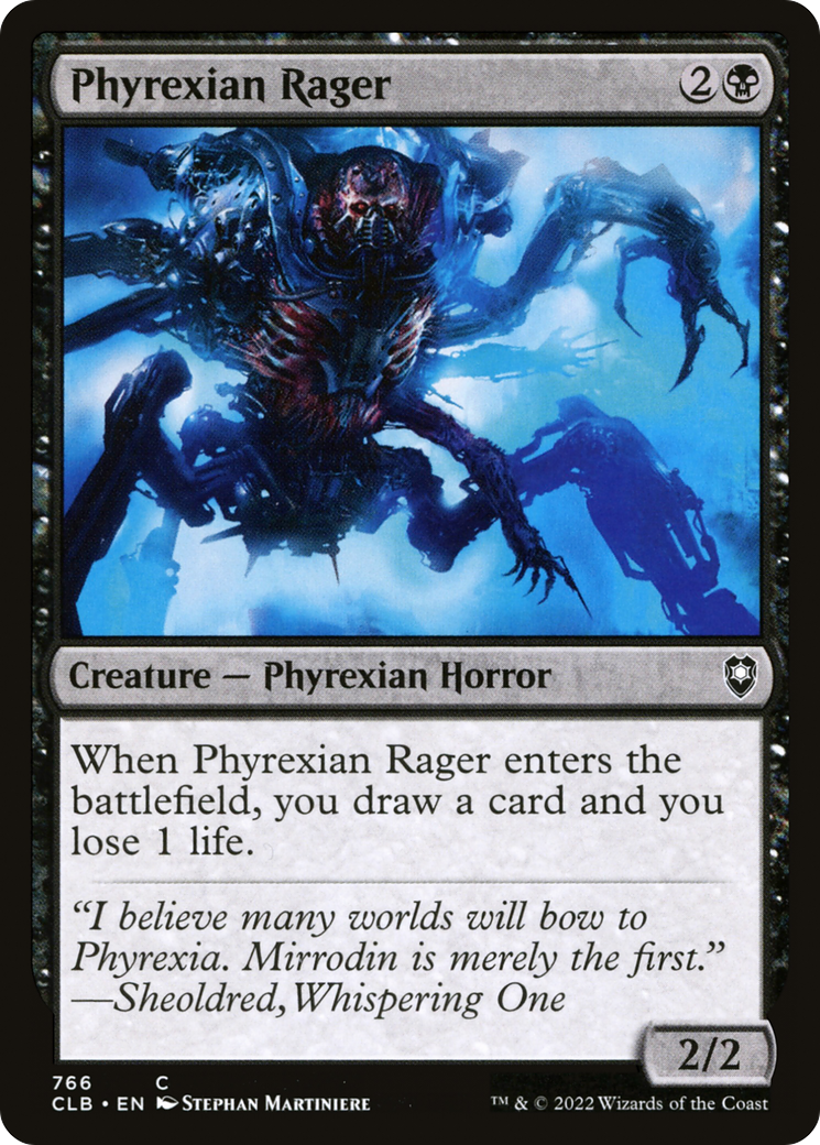 Phyrexian Rager [Commander Legends: Battle for Baldur's Gate]-1