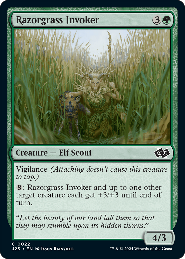 Razorgrass Invoker [Foundations Jumpstart]-1