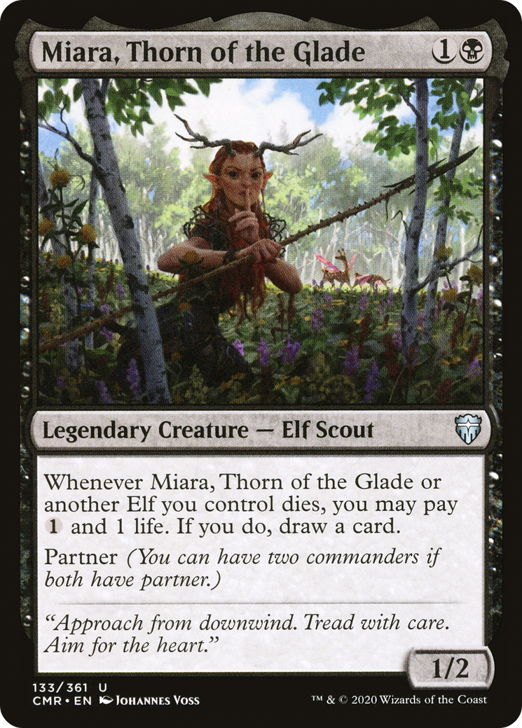 Miara, Thorn of the Glade [Commander Legends]-1