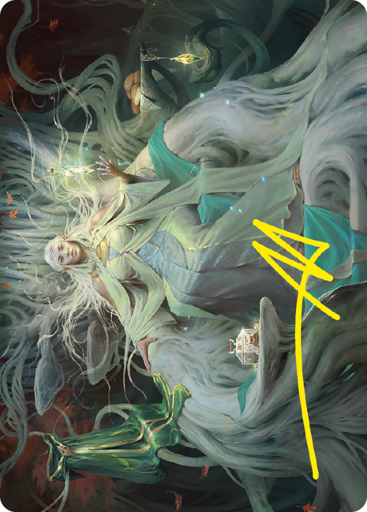 Galadriel, Gift-Giver // Galadriel, Gift-Giver (ALTR-035) - Tales of Middle-earth Art Series (Borderless) Foil-3