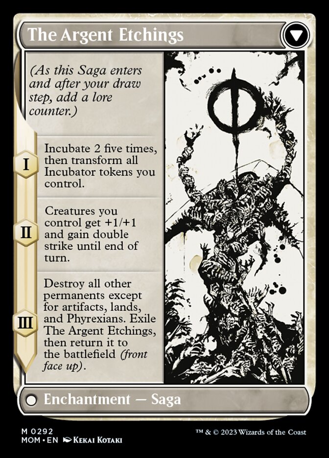 Elesh Norn // The Argent Etchings (Showcase Planar Booster Fun) [March of the Machine]-2