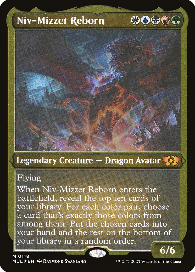 Niv-Mizzet Reborn (Foil Etched) [Multiverse Legends]-1
