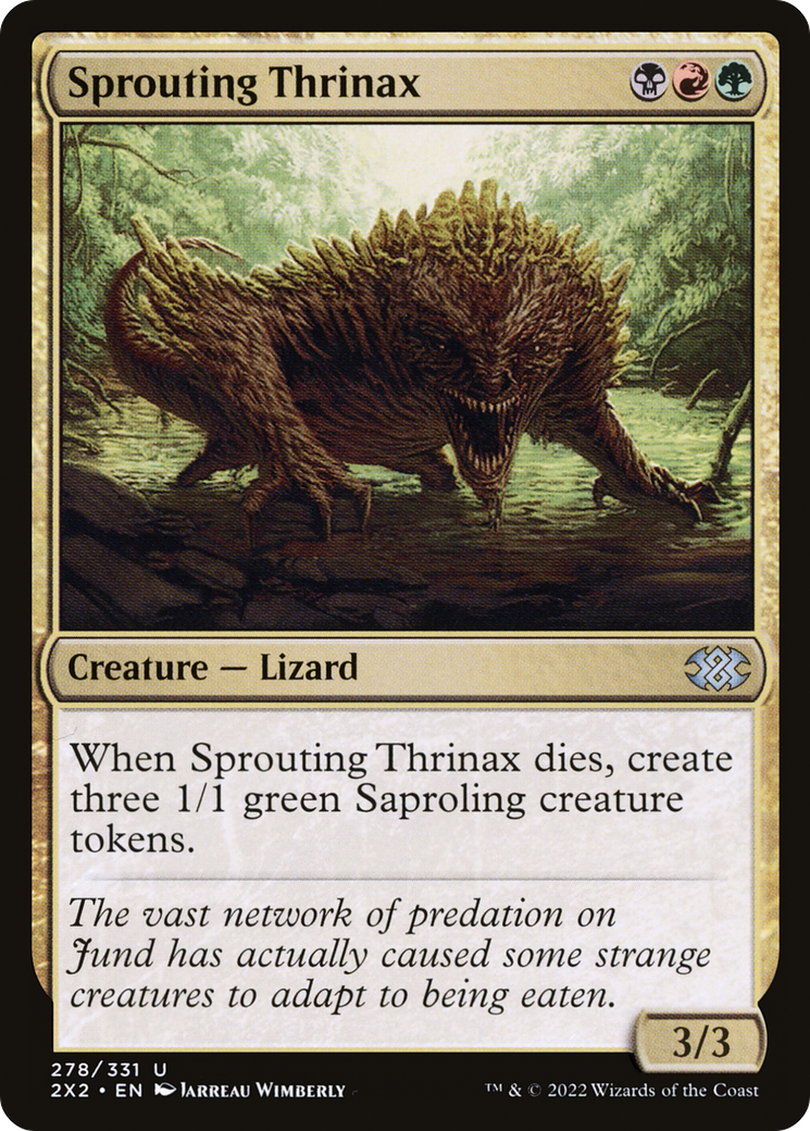 Sprouting Thrinax [Double Masters 2022]-1
