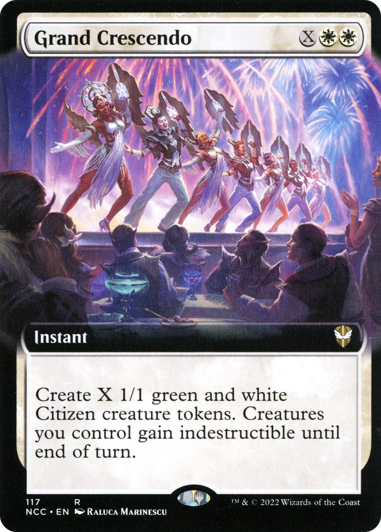 Grand Crescendo (Extended Art) [Streets of New Capenna Commander]-1