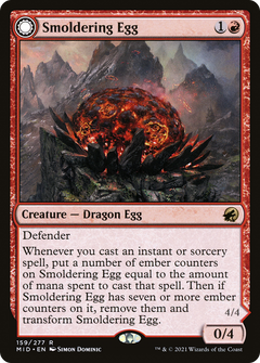 Smoldering Egg // Ashmouth Dragon [Innistrad: Midnight Hunt]-3