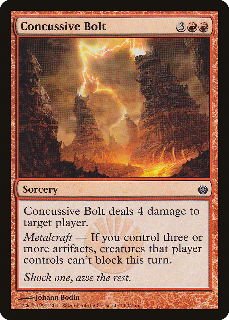 Concussive Bolt [Mirrodin Besieged]-1