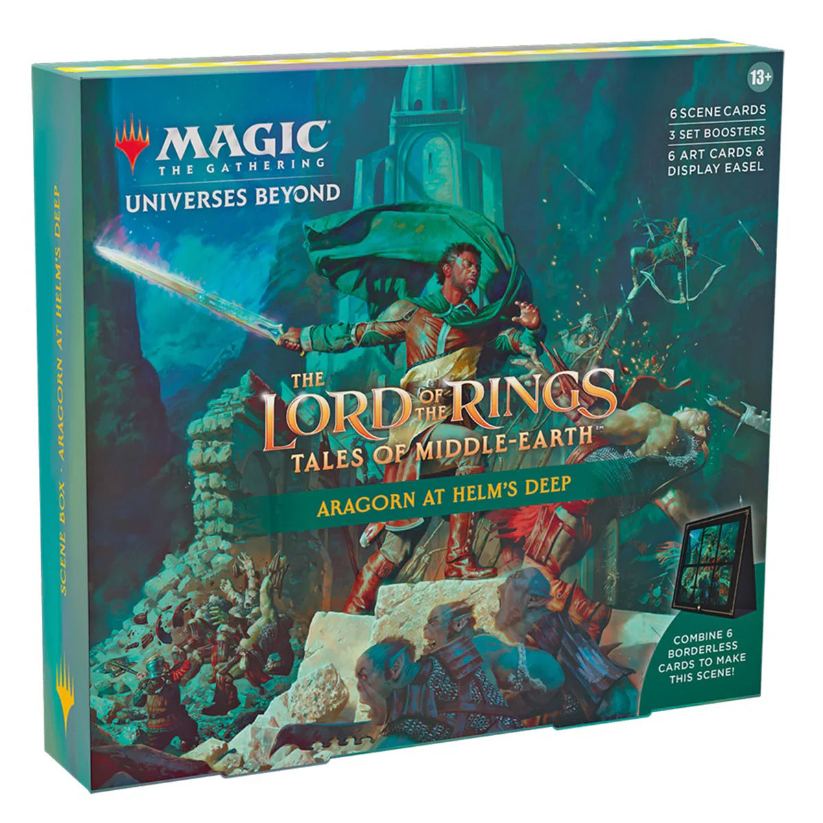 Magic: The Gathering - The Lord of the Rings: Tales of Middle-earth Scene Box - Aragorn at Helm’s Deep-1