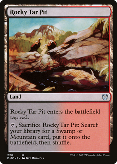 Rocky Tar Pit [Dominaria United Commander]-1