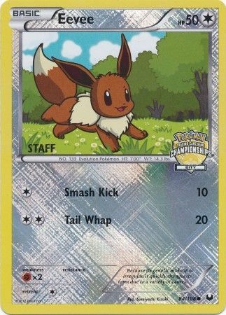 Eevee (84/108) (City Championship Staff) [League & Championship Cards]-1