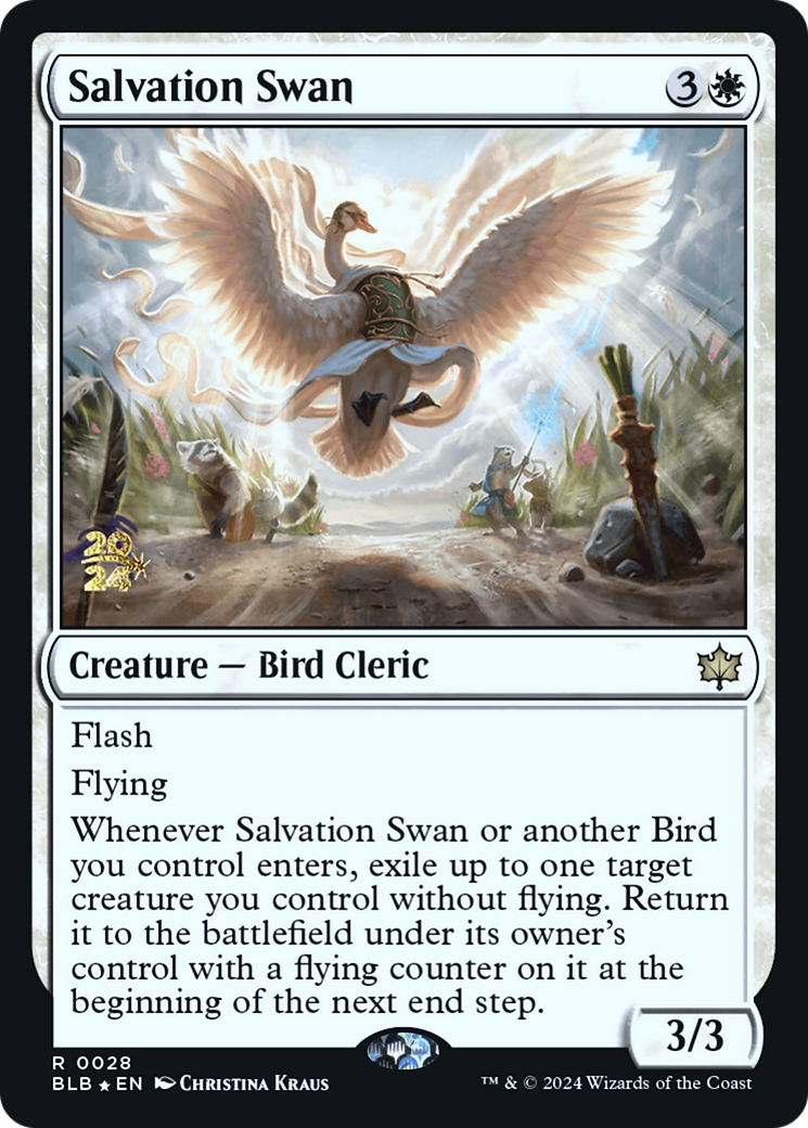 Salvation Swan [Bloomburrow Prerelease Promos]-1