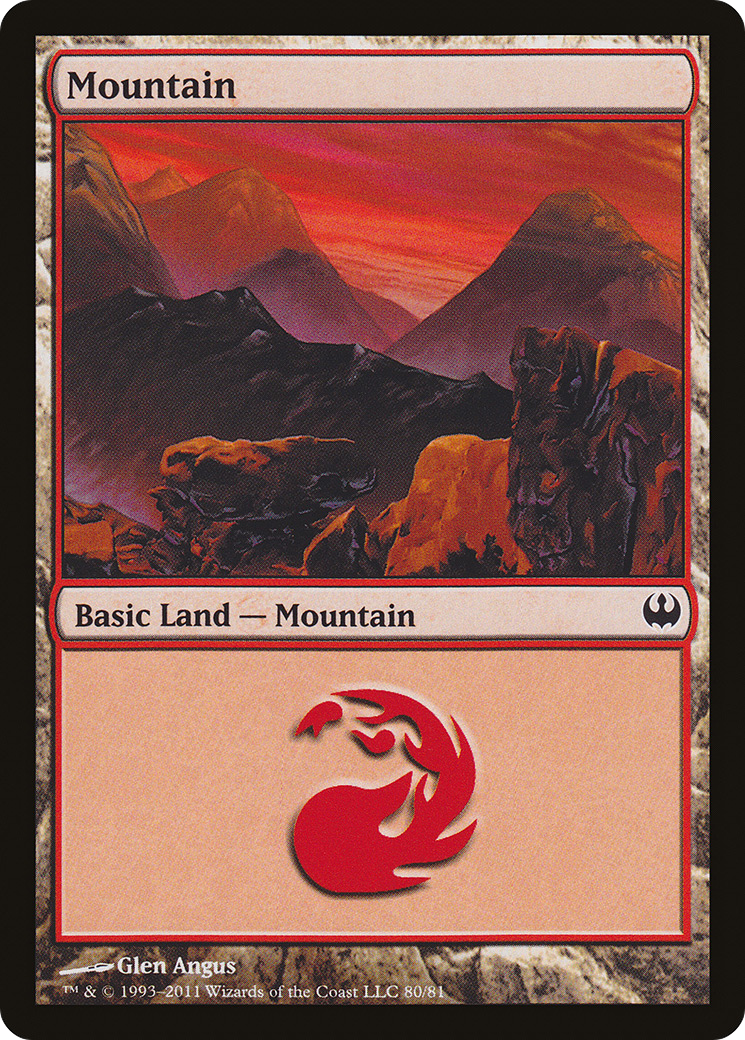 Mountain (80) [Duel Decks: Knights vs. Dragons]-1