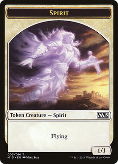 Spirit Token [Magic 2015 Tokens]-1