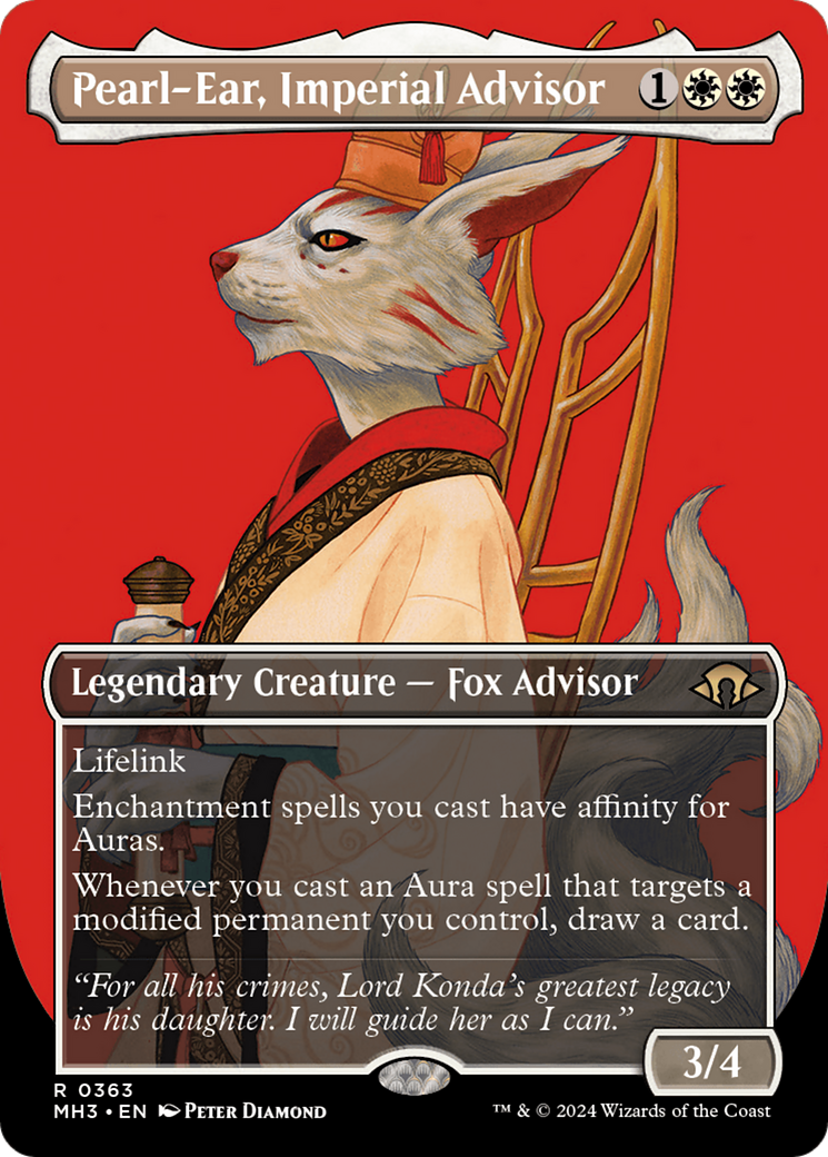 Pearl-Ear, Imperial Advisor (Borderless) [Modern Horizons 3]-1