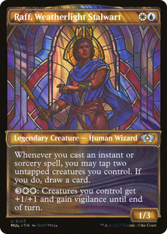 Raff, Weatherlight Stalwart (Halo Foil) [Multiverse Legends]-1