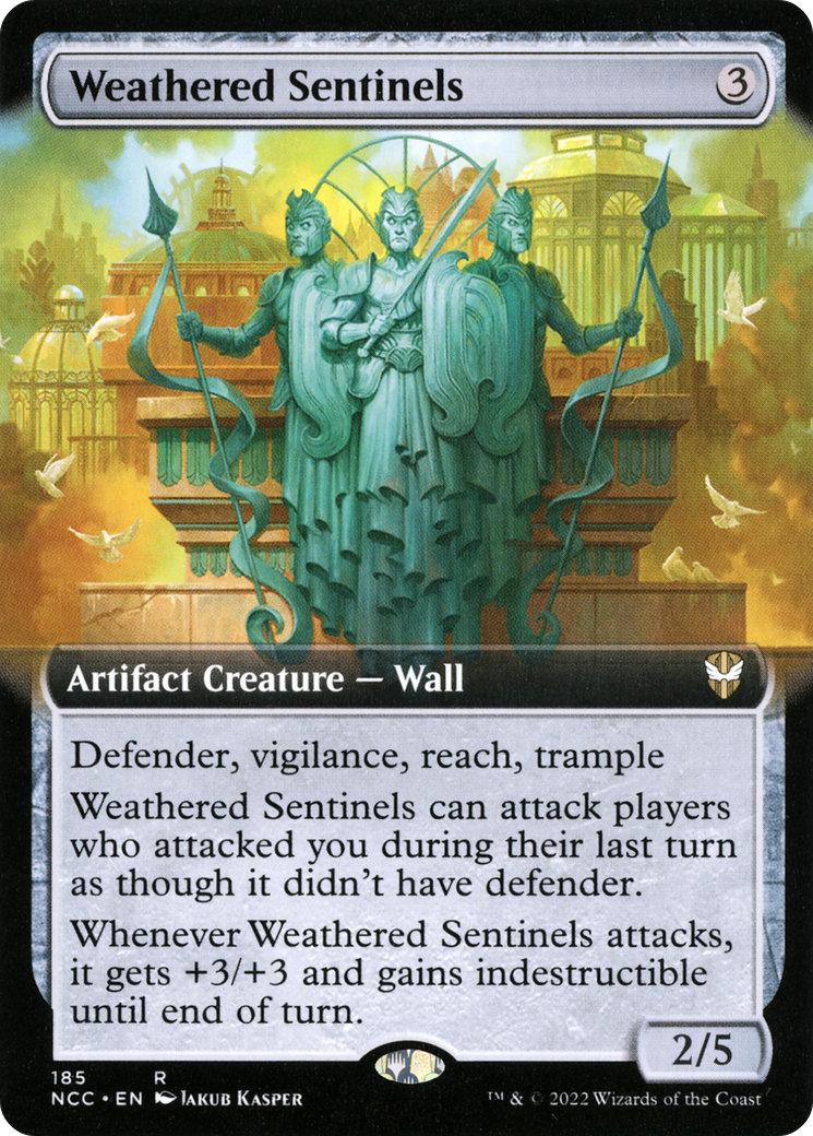 Weathered Sentinels (Extended Art) (NCC-185) - New Capenna Commander: (Extended Art)-1