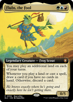 Flubs, the Fool (Buy-A-Box) (Extended Art) [Bloomburrow Promos]-1