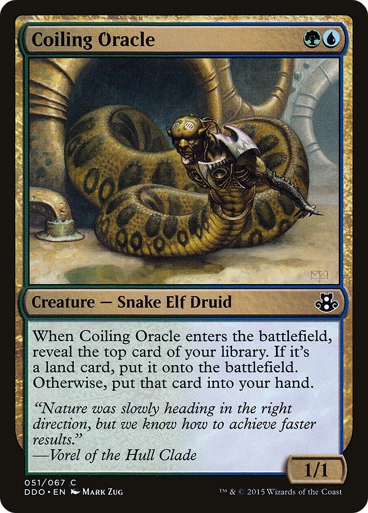Coiling Oracle [Duel Decks: Elspeth vs. Kiora]-1