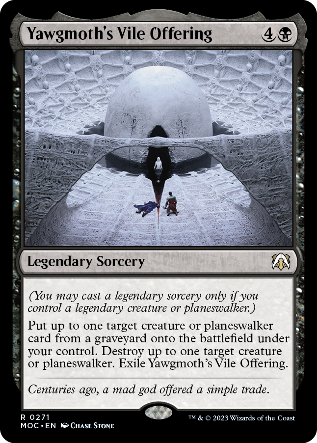 Yawgmoth's Vile Offering [March of the Machine Commander]-1