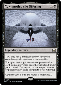 Yawgmoth's Vile Offering [March of the Machine Commander]-1