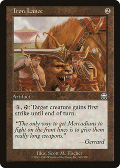 Iron Lance [Mercadian Masques]-1