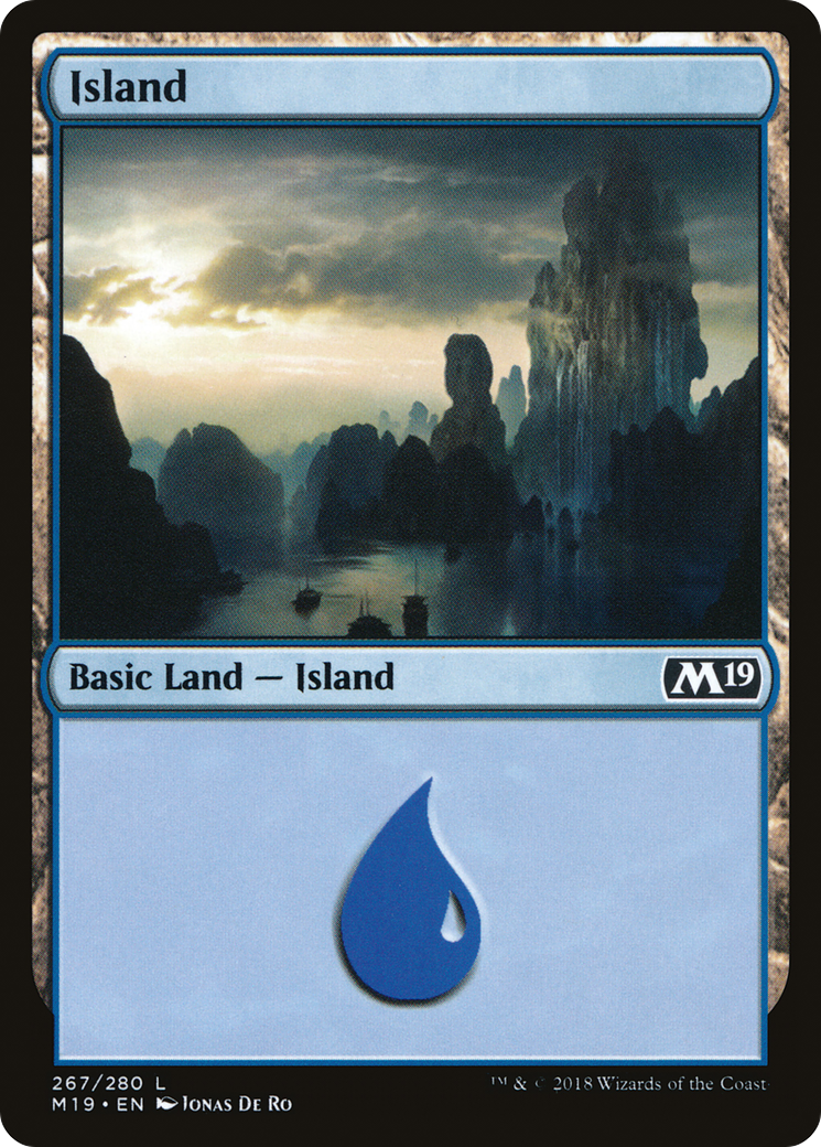 Island (267) [Core Set 2019]-1