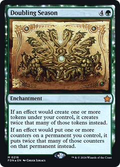 Doubling Season [Foundations Prerelease Promos]-1