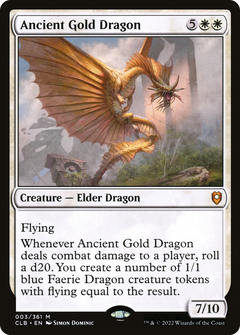 Ancient Gold Dragon [Commander Legends: Battle for Baldur's Gate]-1
