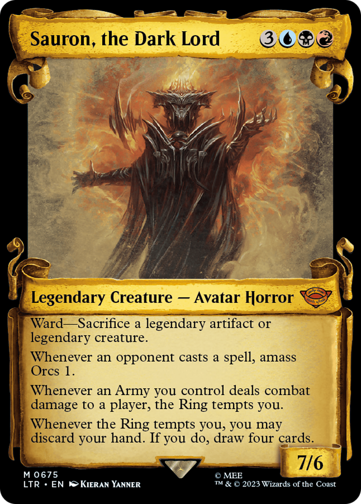 Sauron, the Dark Lord [The Lord of the Rings: Tales of Middle-Earth Showcase Scrolls]-1