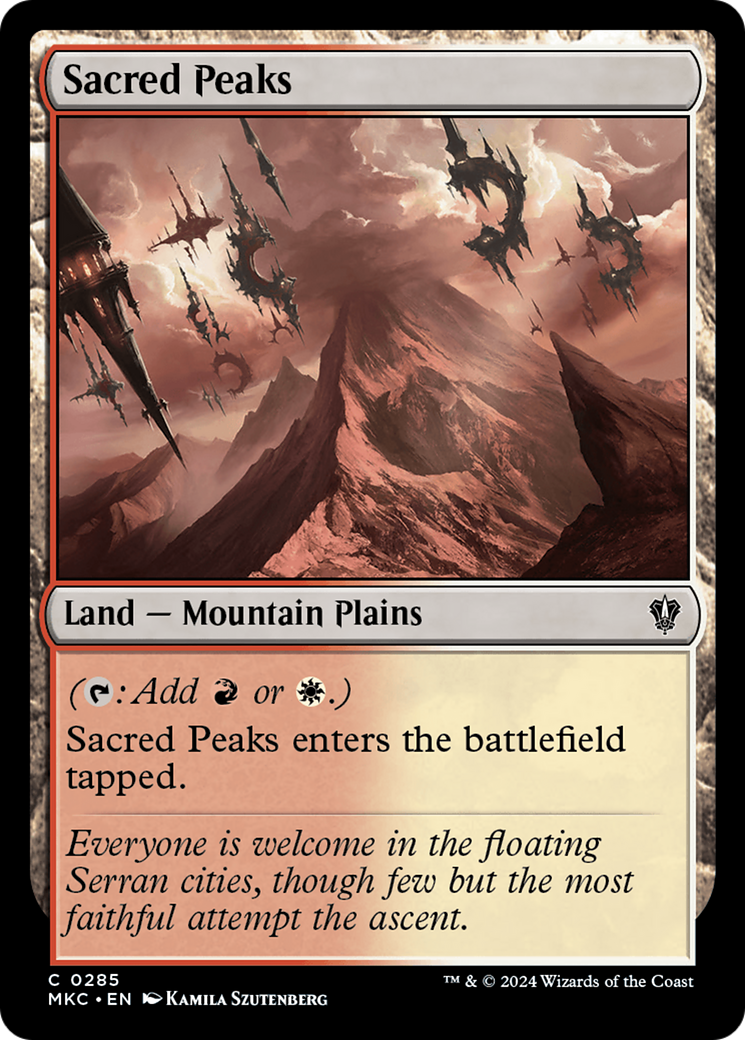 Sacred Peaks [Murders at Karlov Manor Commander]-1