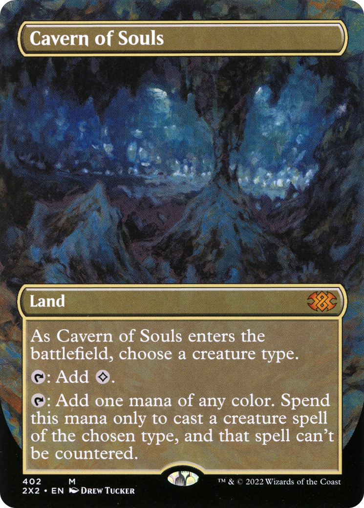 Cavern of Souls (Borderless Alternate Art) [Double Masters 2022]-1