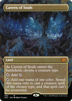 Cavern of Souls (Borderless Alternate Art) [Double Masters 2022]-1